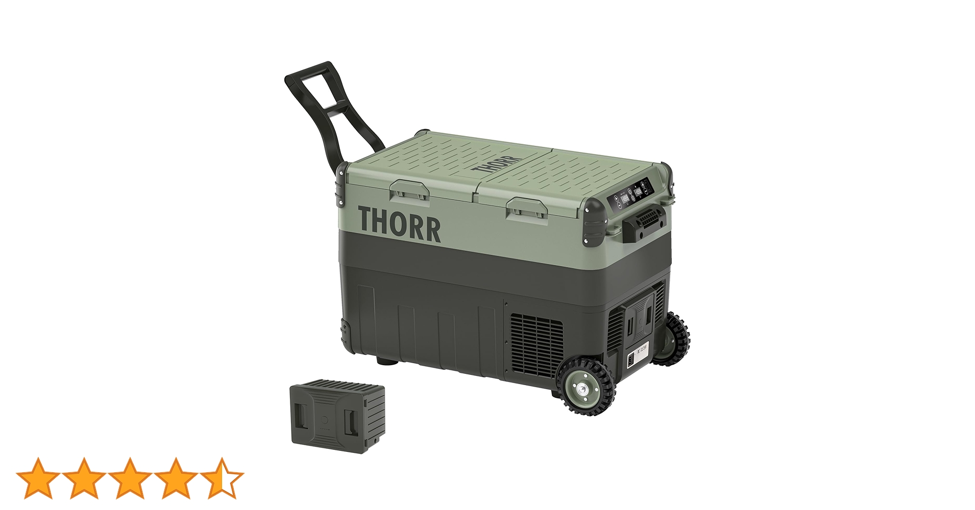 Amazon | THORR ポータブル冷蔵庫 車載冷蔵庫 40L 【バッテリー